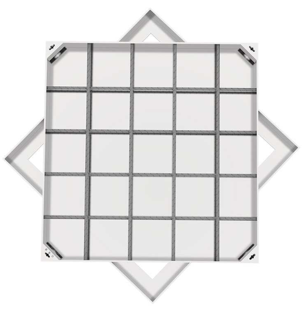 三河不锈钢方井展示